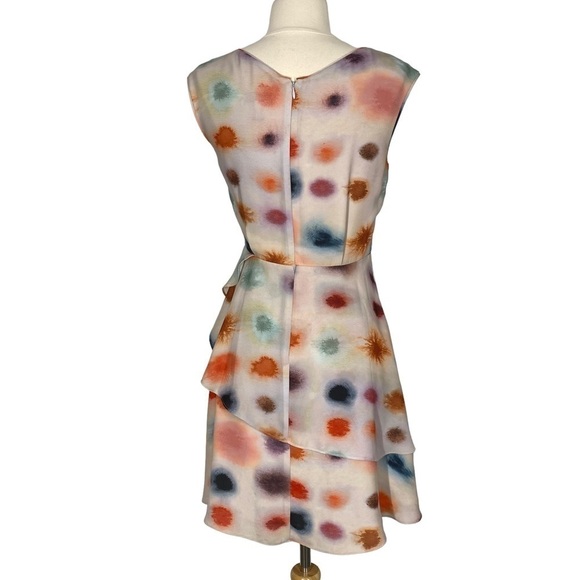 REISS Lora Ink Spot Dress - Picture 4 of 7